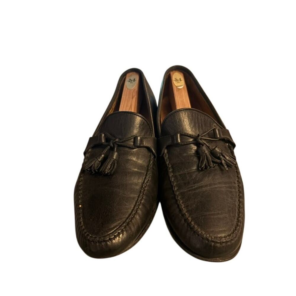 Allen Edmonds Urbino Mens Black Leather Tassel Loafers Size 13 B 49190